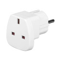 goobay Travel adapter UK to safety plug CEE 7/7