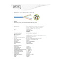 DIGITUS CAT 6A U-FTP twisted pair installation cable, copper, 305m
