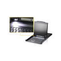 ATEN 8-port KVM PS/2+USB, OSD, rack, 19" LCD, touchpad, keyboard