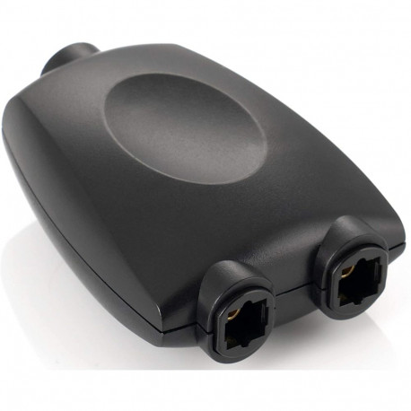 Toslink Splitter (1x Female to 2x Female) Toslink Soft Optical Splitter for S/PDIF Toslink Cable up 