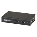 ATEN 2-port DVI KVM USB audio 2.1, cables