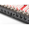 DIGITUS Patch panel, Cat6 19" 24xSTP RJ45, 0.5U, black