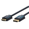 ClickTronic HQ OFC cable DisplayPort - HDMI type A, gold plated, 3D, M/M, 1m