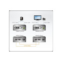 ATEN DVI Dual Link  Video/Audio Extender 60m Cat5e/Cat6 RJ-45, 2560x1600