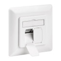 CAT 6a Class EA network outlet, shielded, flush mount