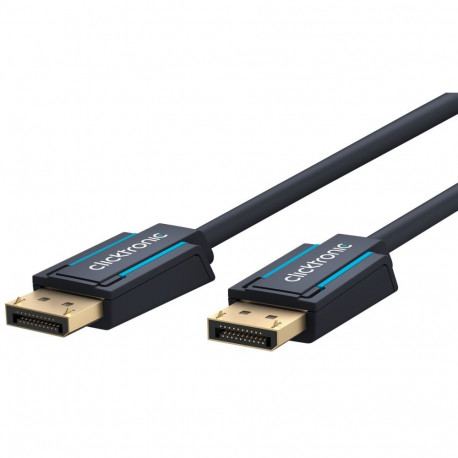 ClickTronic HQ OFC cable DisplayPort, gold plated, 3D, 3m