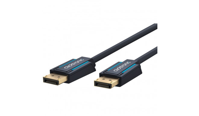 ClickTronic HQ OFC cable DisplayPort, gold plated, 3D, 2m
