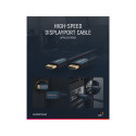 ClickTronic HQ OFC cable DisplayPort, gold plated, 3D, 10m