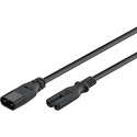 PremiumCord Power cable extension cable IEC 60320 C7>C8 , 2m