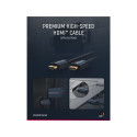 ClickTronic HQ OFC cable HDMI male  HDMI male, gold plated, HDMI High Speed with Ethernet, 3D, 12.