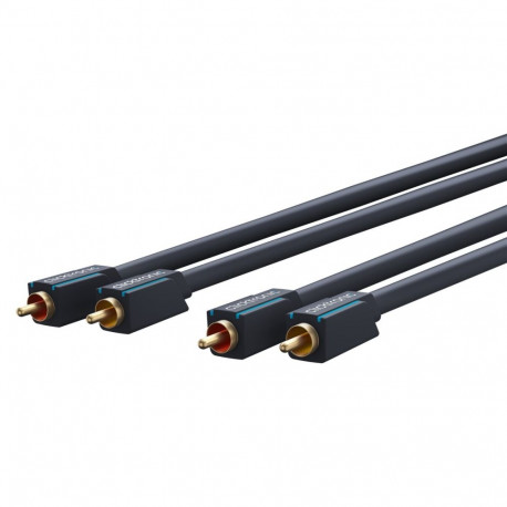 ClickTronic HQ OFC cable 2x CINCH - 2x CINCH RCA, M/M, 0.5m