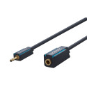 ClickTronic HQ OFC cable Jack 3,5mm - Jack 3,5mm stereo, M/F, 1,5m
