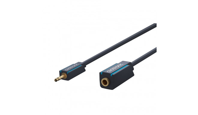 ClickTronic HQ OFC cable Jack 3,5mm - Jack 3,5mm stereo, M/F, 1,5m