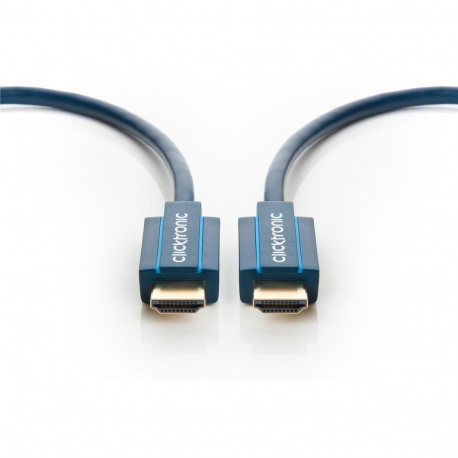 ClickTronic HQ OFC cable HDMI male  HDMI male, gold plated, HDMI High Speed with Ethernet, 3D, 2m