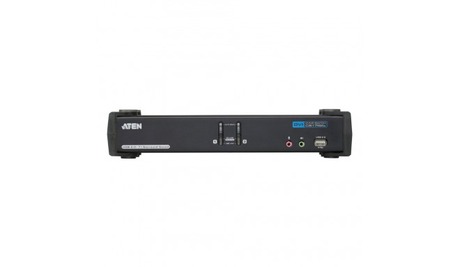 ATEN 2-port KVME USB, ethernet + usb hub, audio, 1.2m kabely 2-port DVI KVMP USB, usb hub, audio 7.1