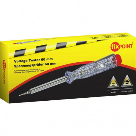 fixPOINT Voltage tester 200 - 250 voltlength 60 mm ; with CE und GS