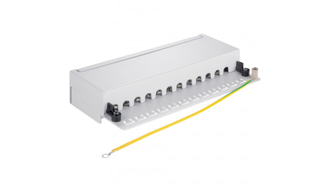 PremiumCord Mini Desktop Patch Panel Cat5e, 12xRJ45