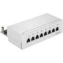 PremiumCord Mini Desktop Patch Panel Cat5e, 8xRJ45