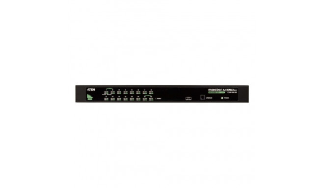 ATEN 16-port KVM PS/2+USB, OSD, rack 19",comb. konzole