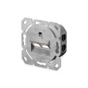 DIGITUS Professional CAT 6, Class E, wall outlet, shielded, surface mount