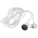 PremiumCord extension cord 230V 3m, white
