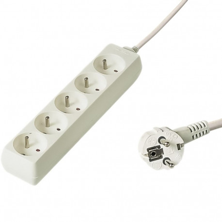 PremiumCord Power Strip 230V 3m 5 outlets