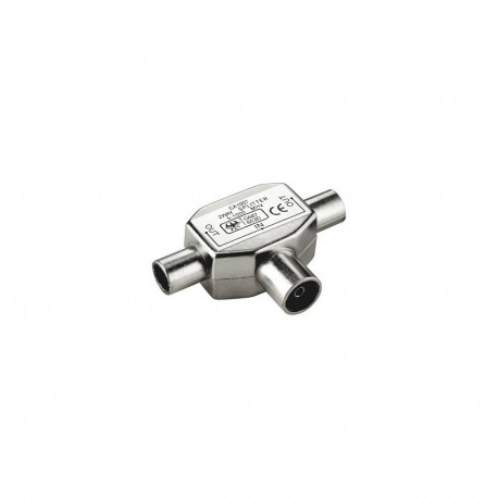 PremiumCord TV antenna splitter IEC 75 Ohm 1xF-2xM