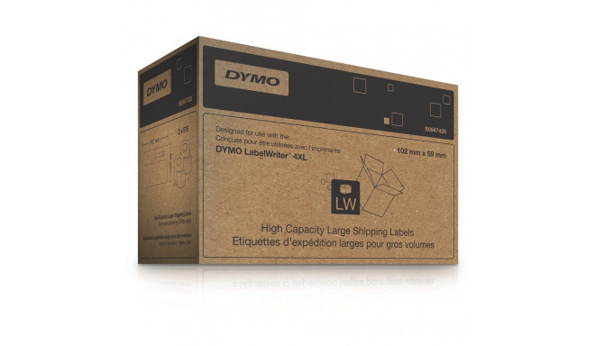 DYMO 4XL Sildid 59 x 102mm / 2 rulli x 575 tk. (S0947420)