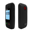 eSTAR Digni Flip Clamshell Phone 2.4''+1.77" Black