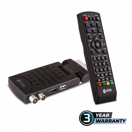 TV priedelis STB eSTAR T2 4000 HD SCART Black