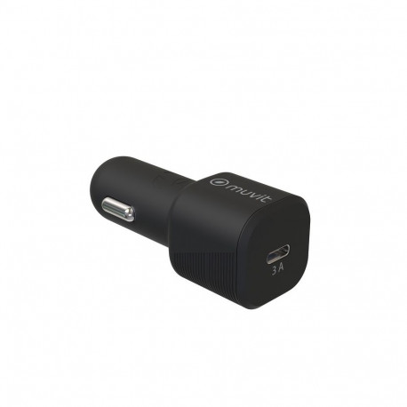 Car Charger (Eco) Type-C PD 18W By Muvit Black