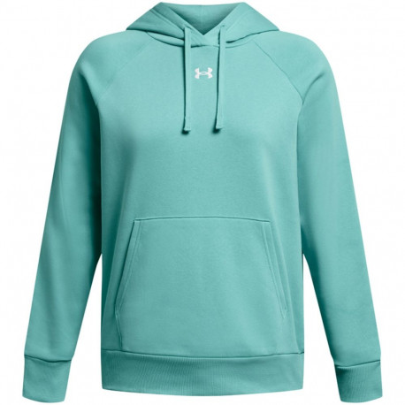 Bluza damska Under Armour Rival Flecce Hoodie miętowa 1379500 482 XL