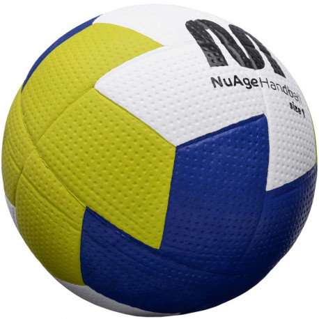Piłka ręczna Meteor Nuage Junior 1 biało-żółto-granatowa 16692 1