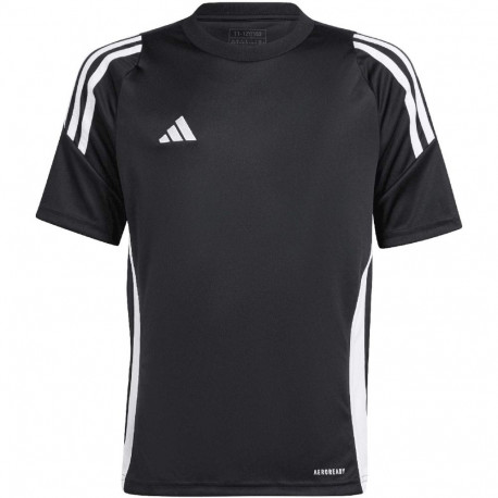Koszulka dla dzieci adidas Tiro 24 Jersey czarna IJ7674 164cm
