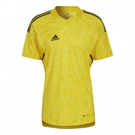 Koszulka męska adidas Condivo 22 Goalkeeper Jersey Short Sleeve żółta HF0138 M