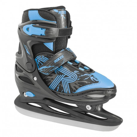 Łyżwy Roces Jokey Ice 3.0 Boy czarno-niebieskie 450707 01 30-33