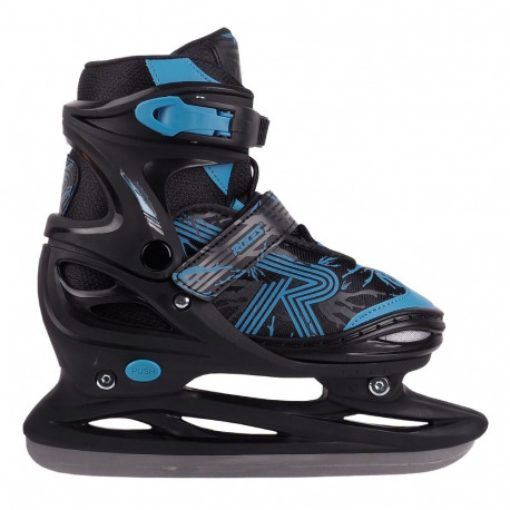 Łyżwy Roces Jokey Ice 3.0 Boy czarno-niebieskie 450707 01 30-33