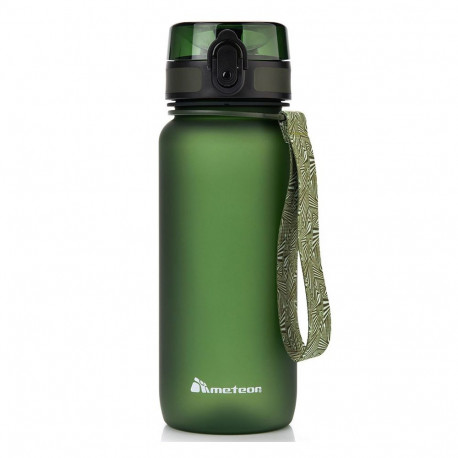 Bidon sportowy Meteor 650 ml ciemnozielony 74602