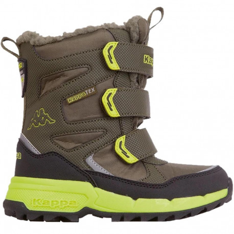 Buty dla dzieci Kappa Vipos Tex zielono-czarne 260902K 3133 31