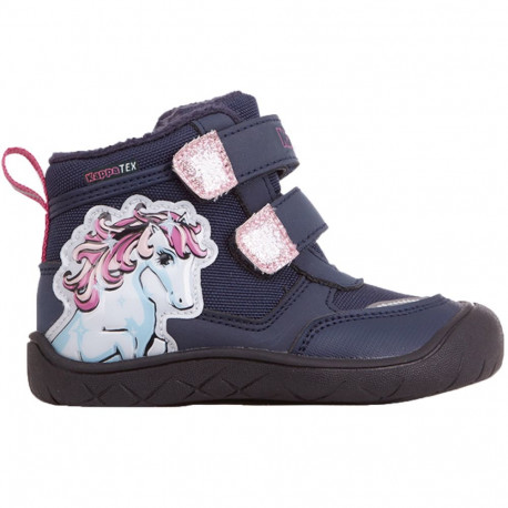 Buty dla dzieci Kappa Flake Tex granatowo-różowe 280021M 6722 25