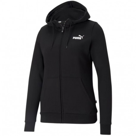 Puma naiste kapuutsiga pusa ESS Small Logo Full-Zip 586811 01 S, must