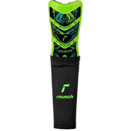 Ochraniacze piłkarskie Reusch Shinguard Attrakt Supreme zielone 5377040 555 M