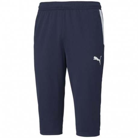 Spodnie męskie Puma teamLIGA Training 3/4 Pants granatowe 657271 06 M