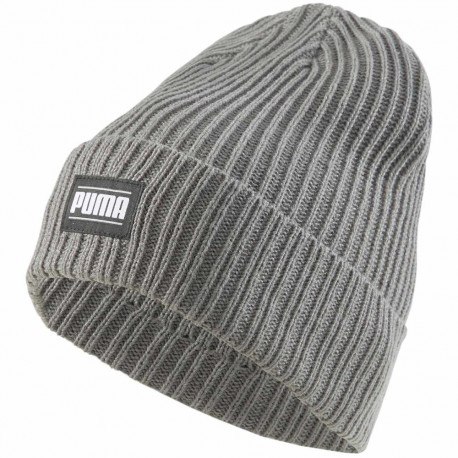 Czapka Puma Ribbed Classic Cuff Beanie szara 024038 03 Senior