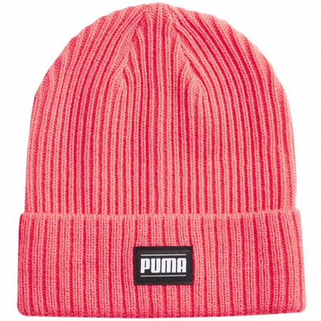 Czapka Puma Ribbed Classic Cuff Beanie różowa 024038 08 Senior