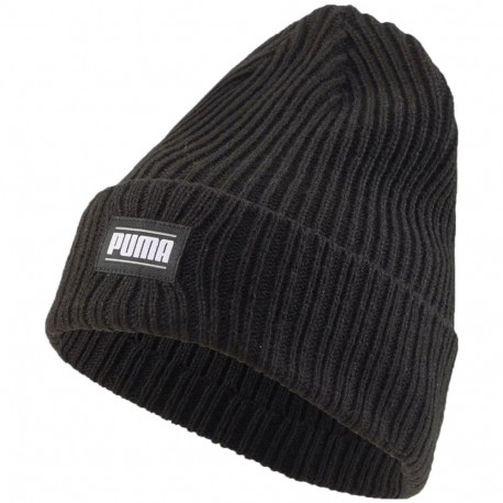 Czapka Puma Ribbed Classic Cuff Beanie czarna 024038 01 Senior