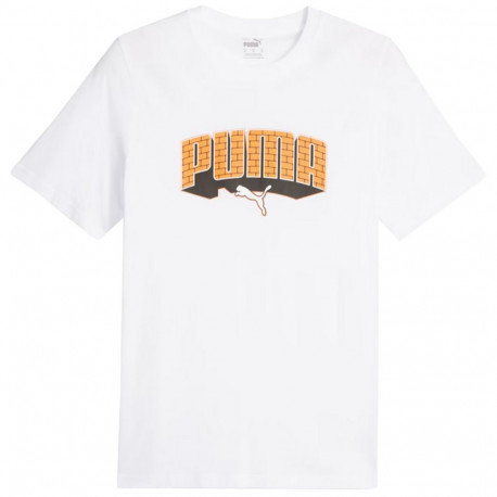 Puma meeste t-särk Graphics Hip Hop Tee 677189 02 M, valge