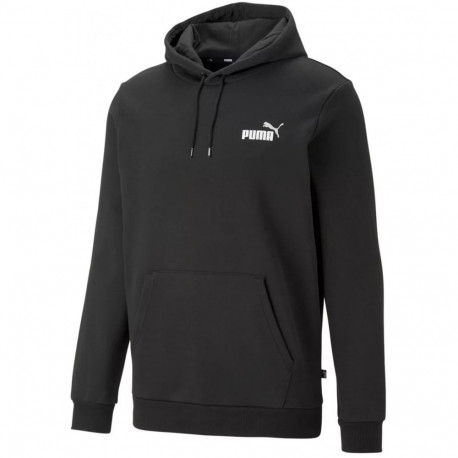Bluza męska Puma ESS+ 2 Col Small Logo Hoodie FL czarna 674471 61 L