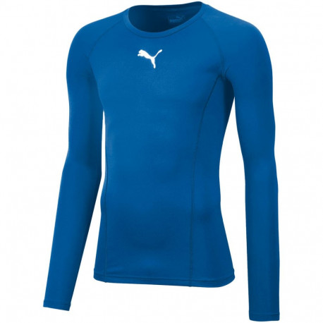 Puma meeste alussärk Liga Baselayer Tee LS 655920 02 S, sinine