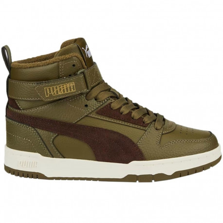 Buty dla dzieci Puma RBD Game WTR oliwkowe 388449 01 36